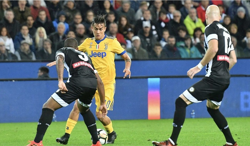 Juventus Paulo Dybala zdroj udinese.it