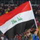 Irák, vlajka, fotbal