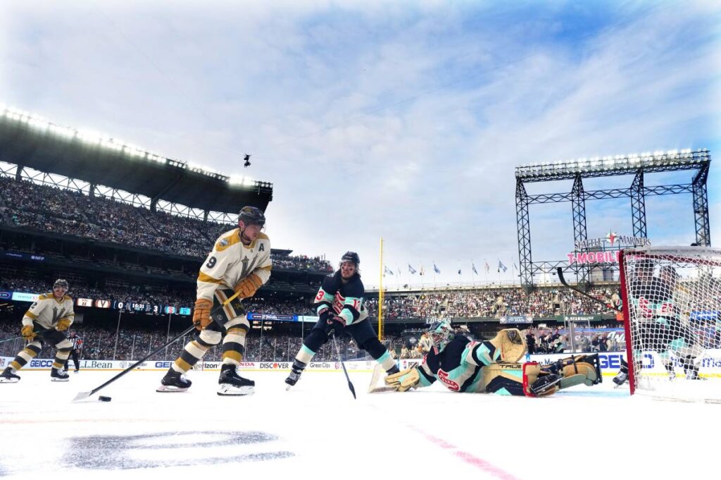 seattle las vegas NHL via Getty Images winter classic