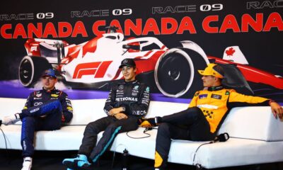 Russell, Verstappen, Norris, Velká cena Kanady